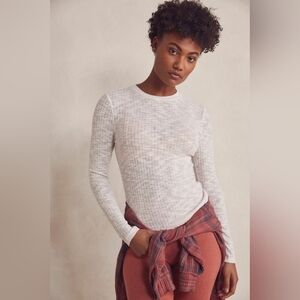 FREE PEOPLE Intimately AURA LAYERING TOP WHITE Sz Xs